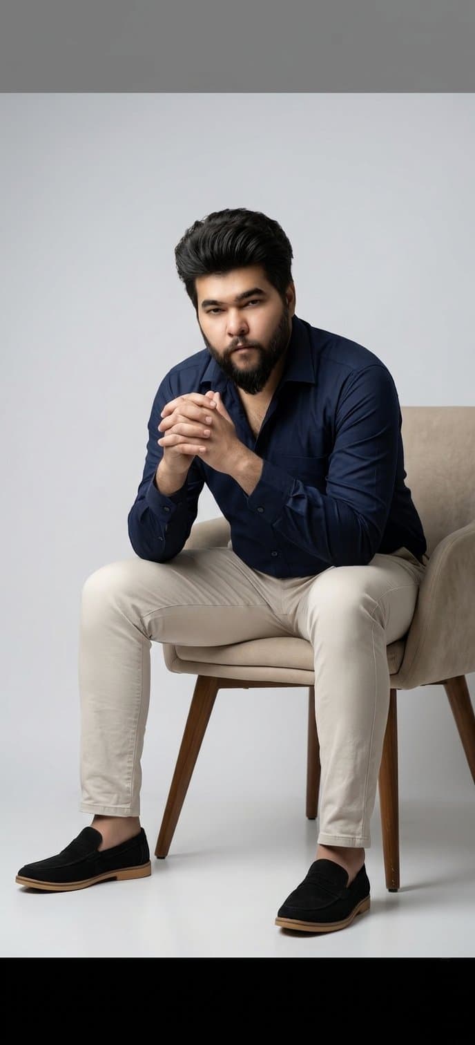 Studio Armchair Portrait