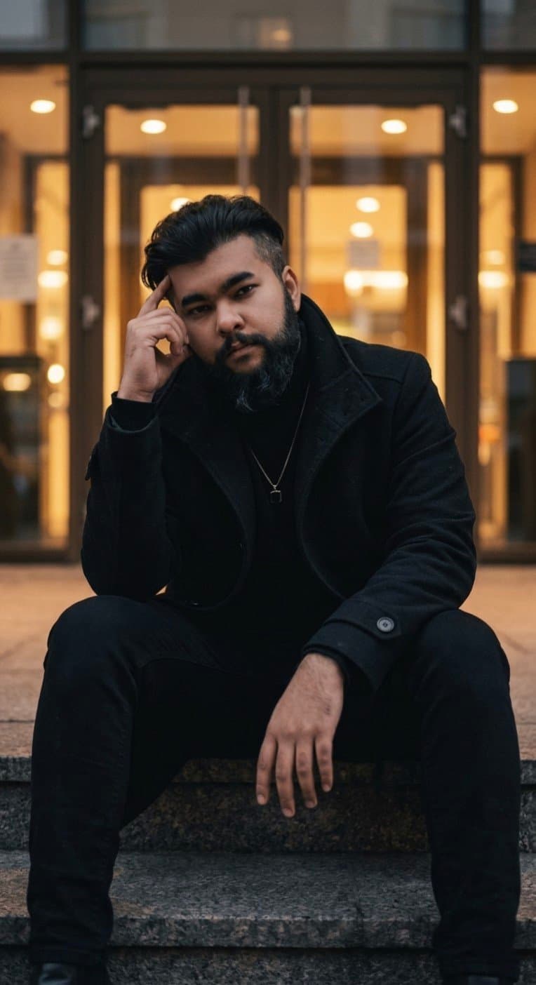 Urban Steps Cinematic Portrait