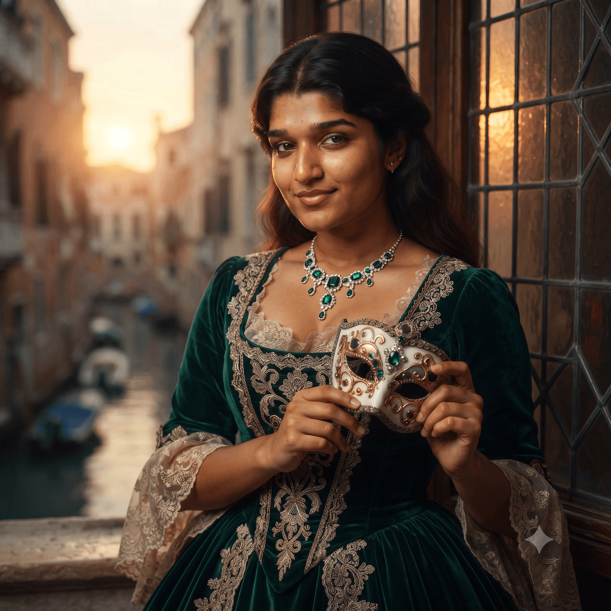 The Venetian Masquerade - AI prompt example by MangoXPrompts