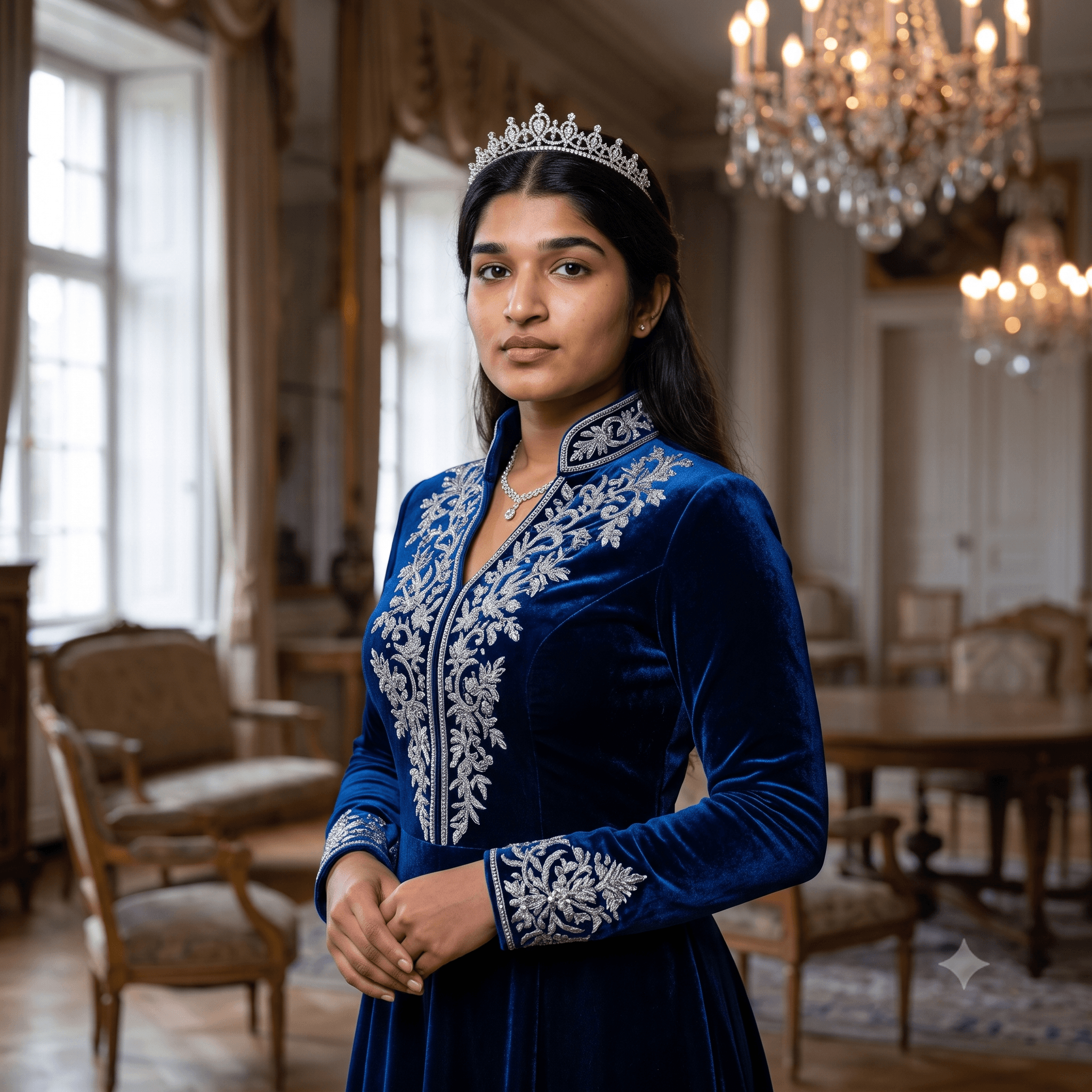 The Modern Royal Portrait - AI prompt example by MangoXPrompts
